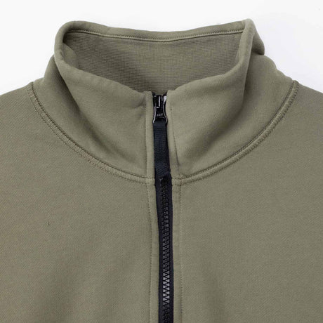 Stone Island 6100070 REGULAR-FIT HALF-ZIP SWEATSHIERT, Military Green