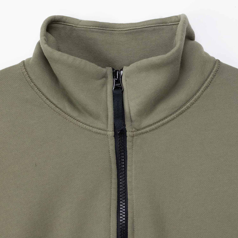 Stone Island 6100070 REGULAR-FIT HALF-ZIP SWEATSHIERT, Military Green