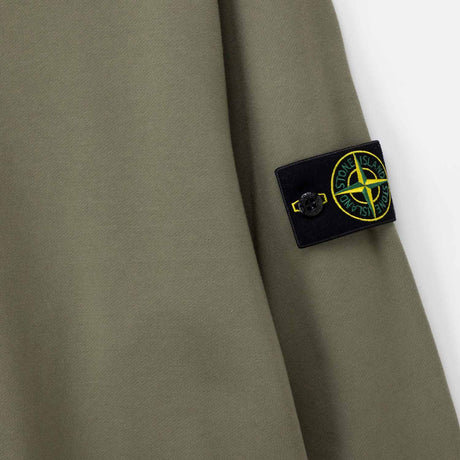 Stone Island 6100070 REGULAR-FIT HALF-ZIP SWEATSHIERT, Military Green