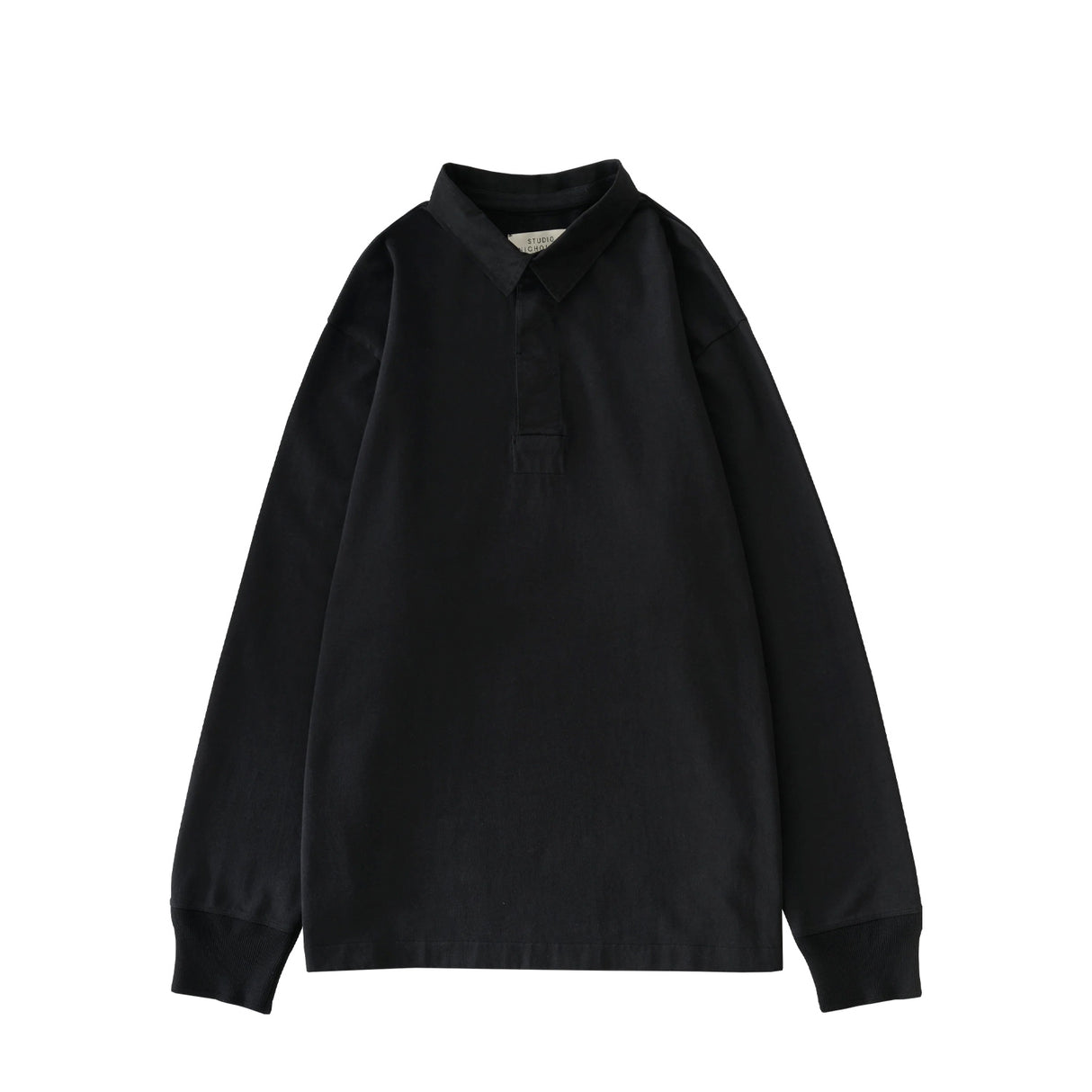 Studio Nicholson ALYK RUGBY POLO, Black