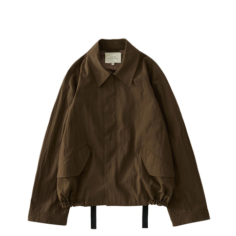 Brown jacket on a white background