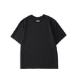 Black t-shirt on a white background