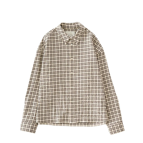 Plaid shirt on a white background