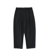 Studio Nicholson TUCK CURVED TAPERED PANT, Black