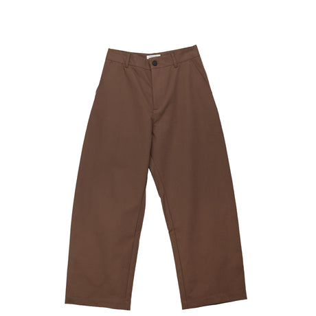 Brown pants on a white background