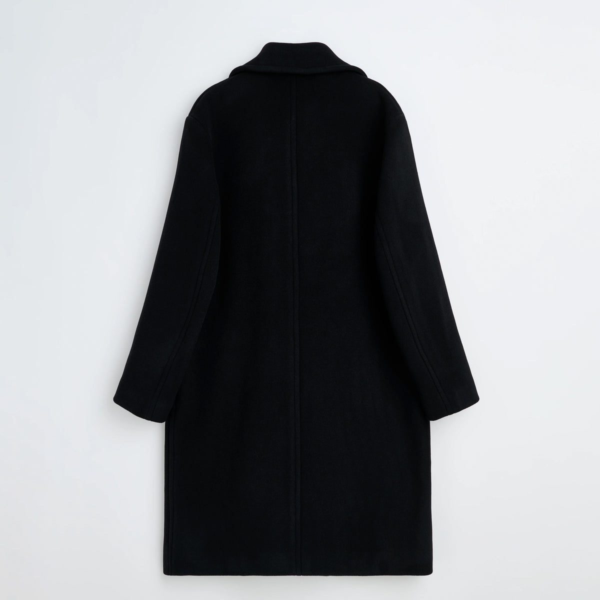 Sunflower DB OVERCOAT, Black
