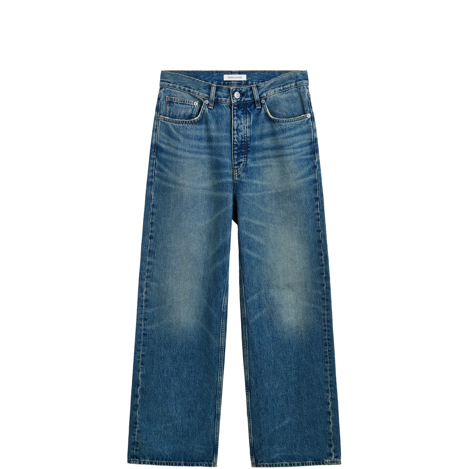 Sunflower RELAXED BOOT JEANS, Dark Blue Vintage