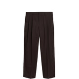 Sunflower WIDE PLEATED TROUSER, Brown