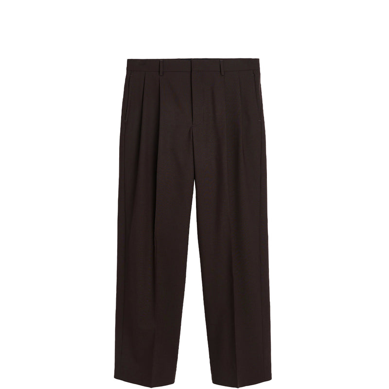Sunflower WIDE PLEATED TROUSER, Brown
