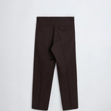 Sunflower WIDE PLEATED TROUSER, Brown