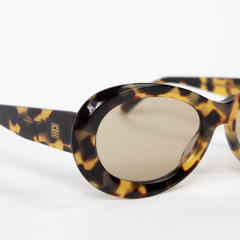 TOTEME THE OVALS SUNGLASSES, Tortoise