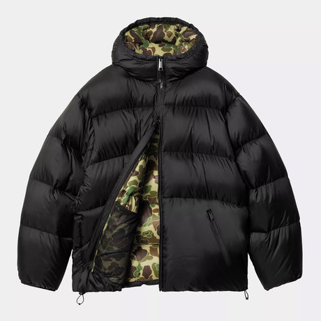 Carhartt WIP TORONTO JACKET, Black/Camo Duck, Green