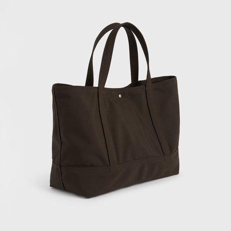 TOTEME BEACH TOTE, Dark Brown