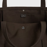 TOTEME BEACH TOTE, Dark Brown