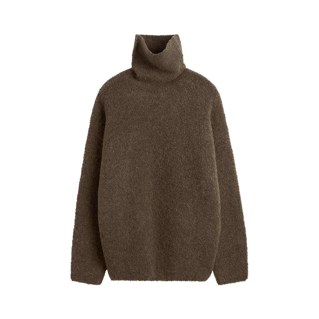 TOTEME BOUCLE TURTLENECK,Pepper