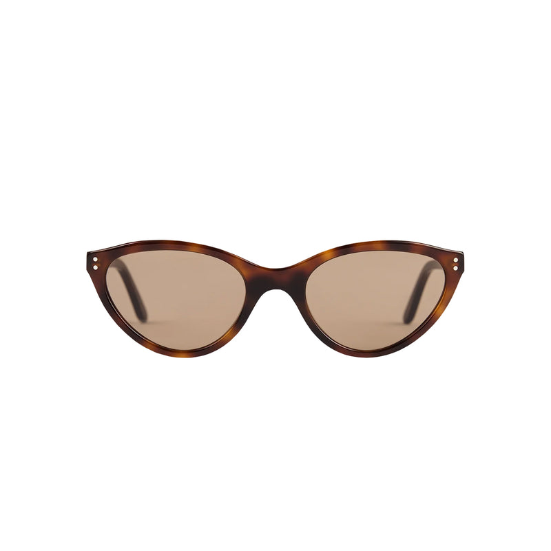 TOTEME CATEYE SUNGLASSES, Dark Havana