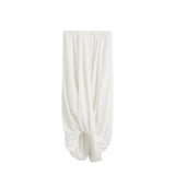 TOTEME COCOON SKIRT, White