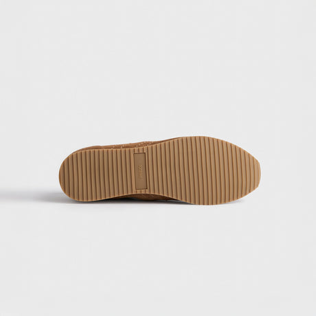 TOTEME FLEX SUEDE SNEAKERS, Copper