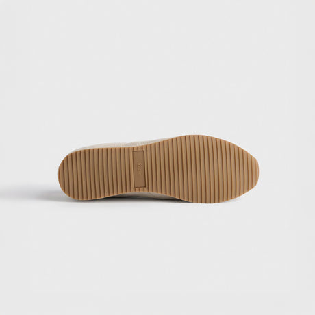 TOTEME FLEX SUEDE SNEAKERS, Stone