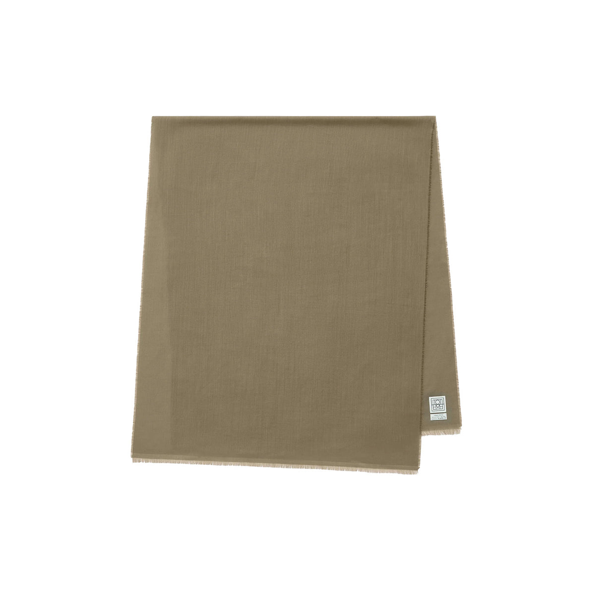 TOTEME LIGHT WOOL SCARF, Hazel