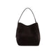 TOTEME MEDIUM BELTED SUEDE TOTE, Espresso