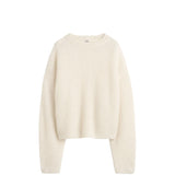 TOTEME MOHAIR BLEND RIB KNIT, Ecru