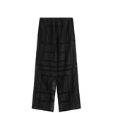 TOTEME MONOGRAM CROCHET PJ BOTTOMS, Black