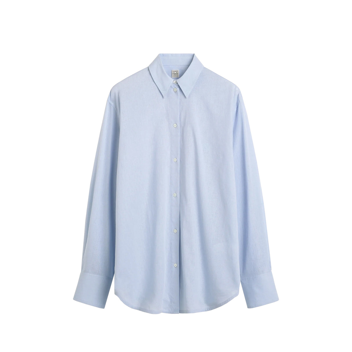 TOTEME OVERSIZED SUMMER SHIRT, Sky