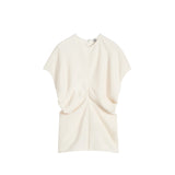 TOTEME SLOUCH WAIST TOP, Cream