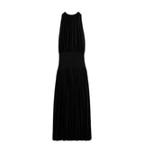 TOTEME SOFT GATHERED DRESS, Black