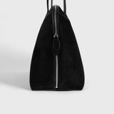 TOTEME SUEDE DAY TOTE, Black