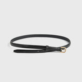 TOTEME THIN TROUSER BELT, Black