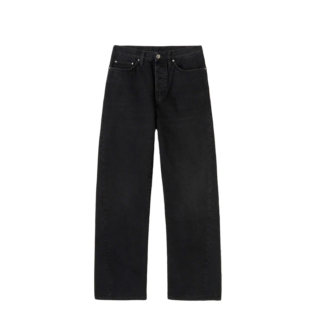 TOTEME TWISTED SEAM DENIM FULL LENGTH, Faded Black