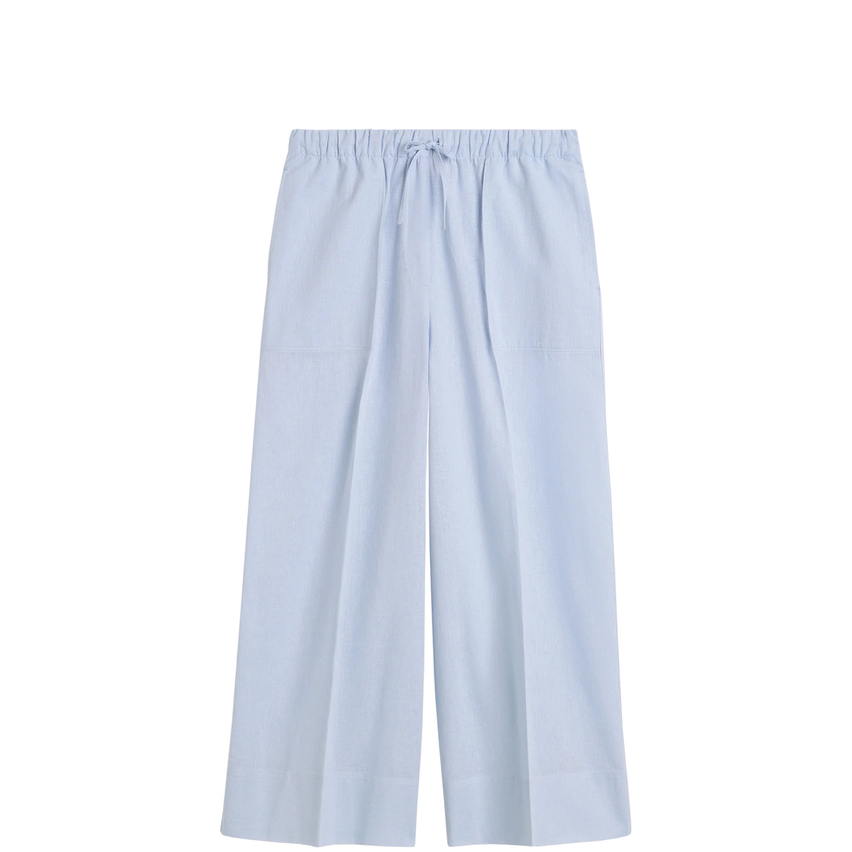 TOTEME WIDE SUMMER TROUSERS, Sky