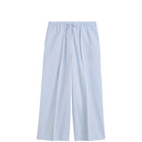 TOTEME WIDE SUMMER TROUSERS, Sky