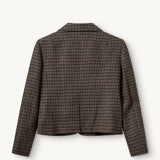 The Garment BALMORAL MINI BLAZER, Brown/Black Check