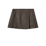 The Garment BALMORAL TENNIS SKIRT, Brown/Black Check
