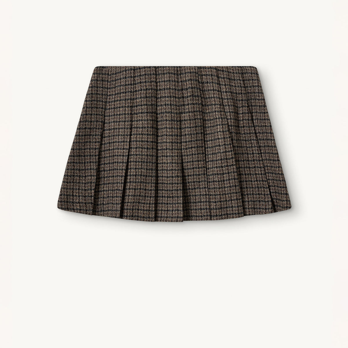 The Garment BALMORAL TENNIS SKIRT, Brown/Black Check