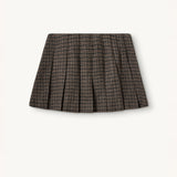 The Garment BALMORAL TENNIS SKIRT, Brown/Black Check