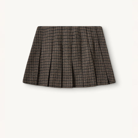 The Garment BALMORAL TENNIS SKIRT, Brown/Black Check