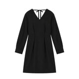 The Garment CREPE BACK DRESS, Black