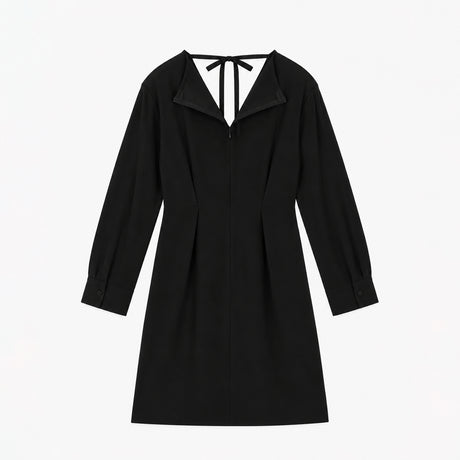 The Garment CREPE BACK DRESS, Black