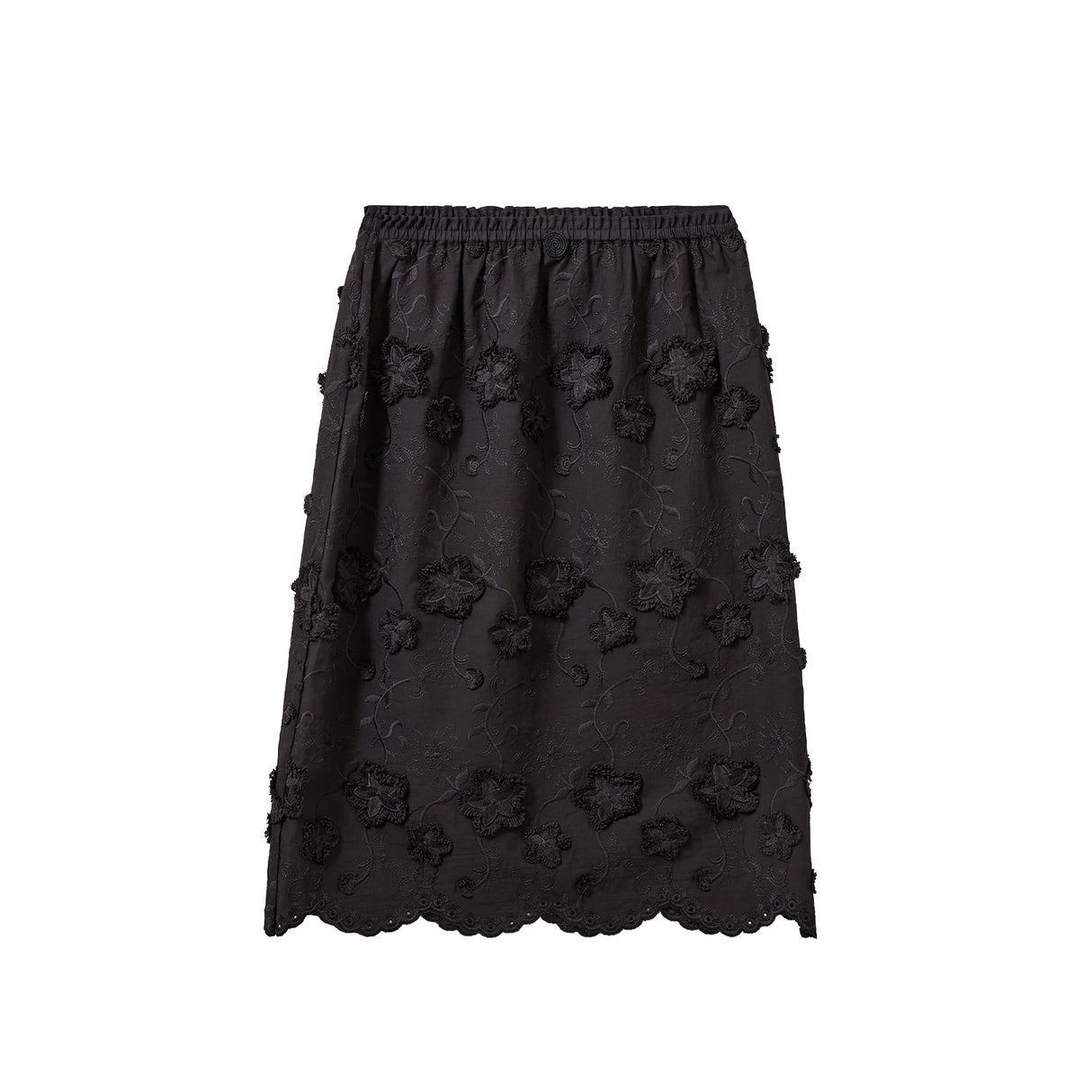 The Garment FLEUR SLIP SKIRT, Black