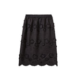 The Garment FLEUR SLIP SKIRT, Black