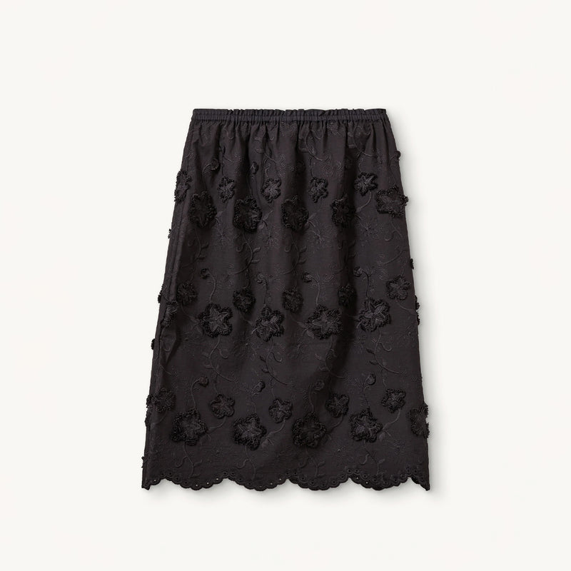 The Garment FLEUR SLIP SKIRT, Black