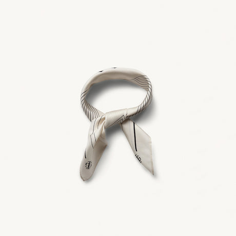 The Garment TG SILK SCARF, Cream/Black