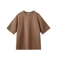 Brown t-shirt on a white background