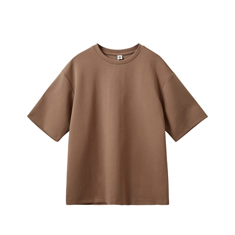 Brown t-shirt on a white background