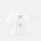 The Garment TG BOW TEE, White/Cream