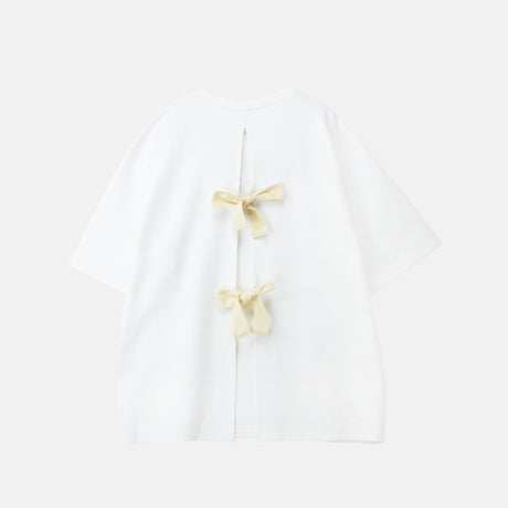 The Garment TG BOW TEE, White/Cream